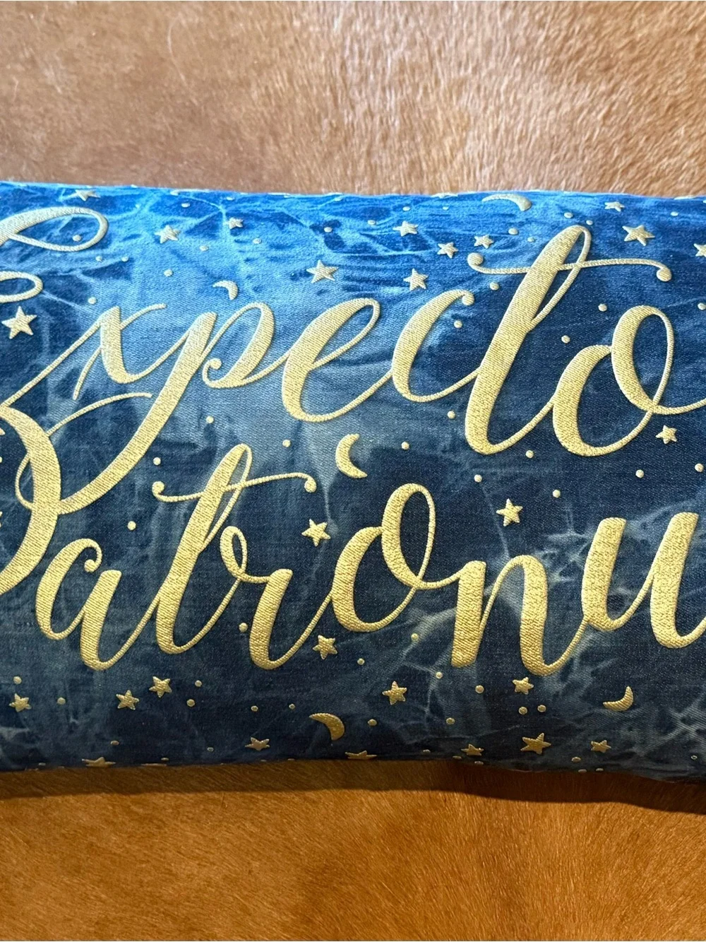 Pottery Barn Teen pb HARRY POTTER™ Expecto Patronum Blue Pillow Hedwig owl